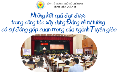 (Thanhuytphcm.vn) - Những kết quả đạt được trong công tác xây dựng Đảng về tư tưởng có sự đóng góp quan trọng của ngành Tuyên giáo